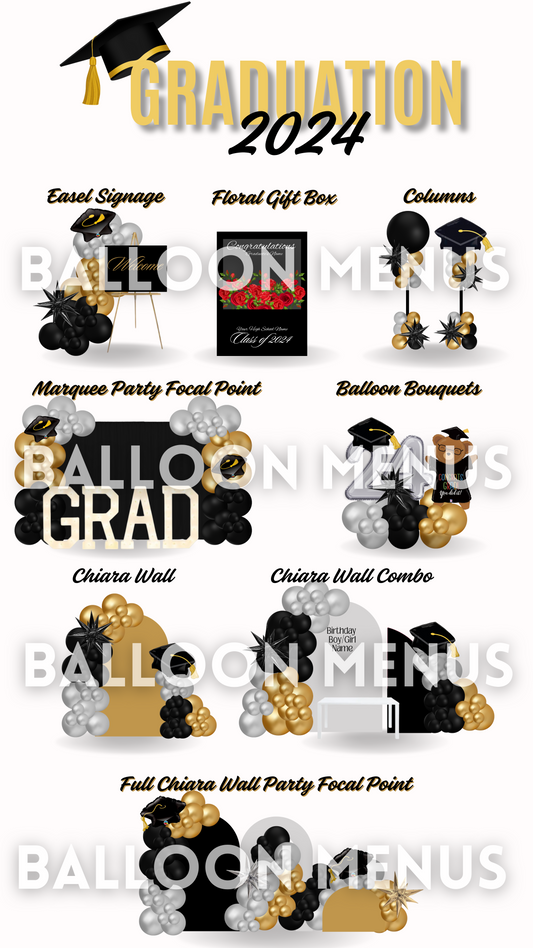 Little Lavish - Client Balloon Menu